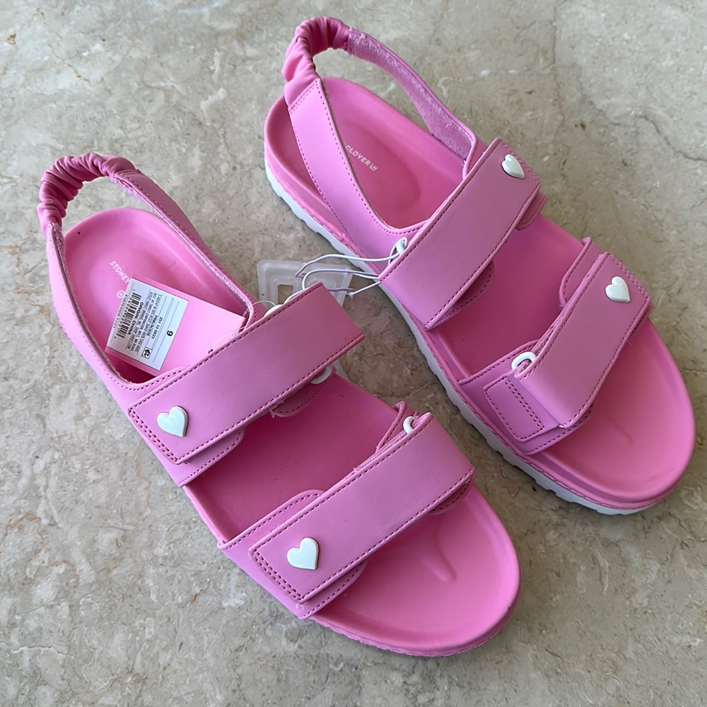 Stoney Clover Lane x Target Pink Sandals in size 9
